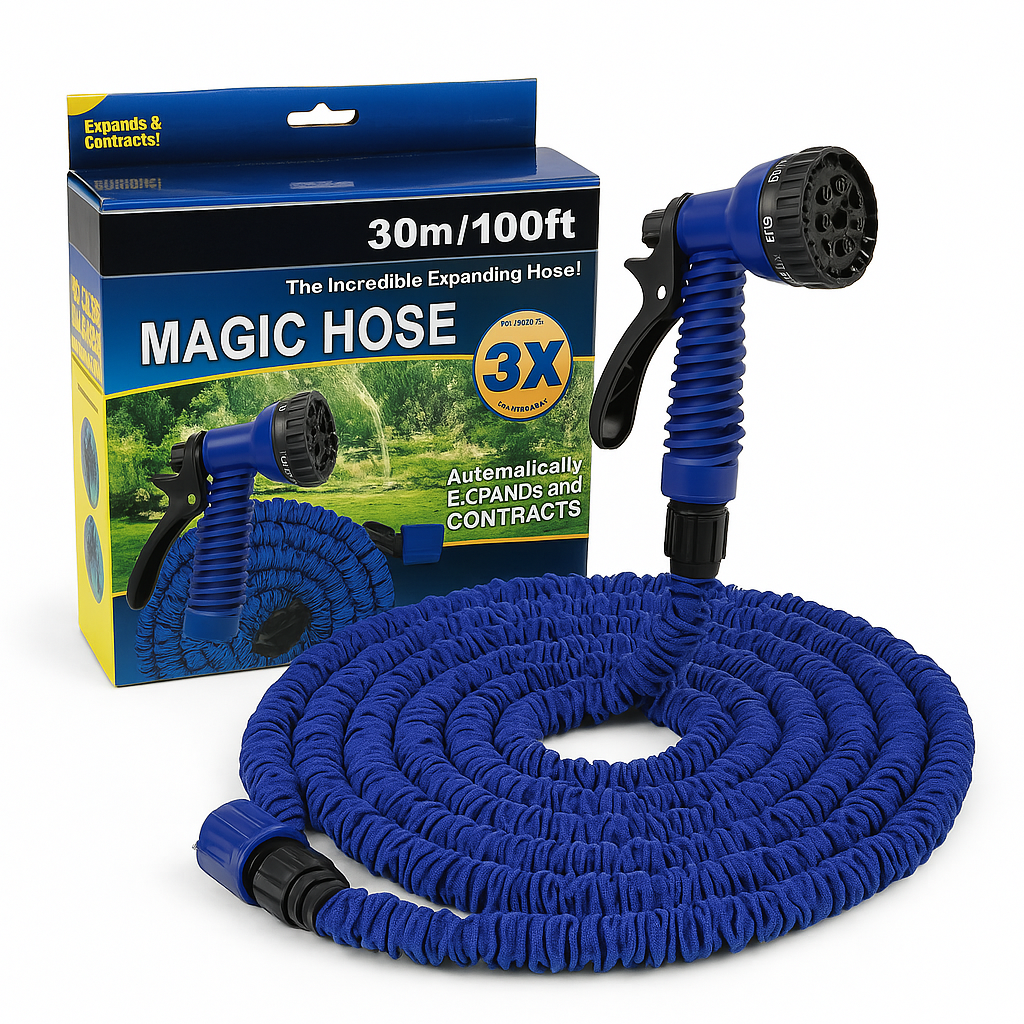 Magic Hose 30 Metros – La Manguera Que Se Expande Sola