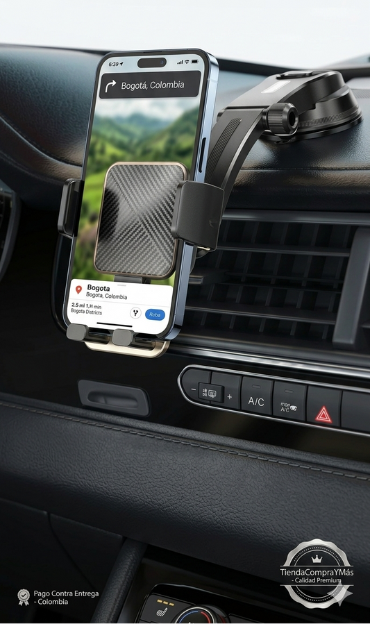 Soporte Ultra-Grip 360° Premium - Máxima Estabilidad para tu vehículo